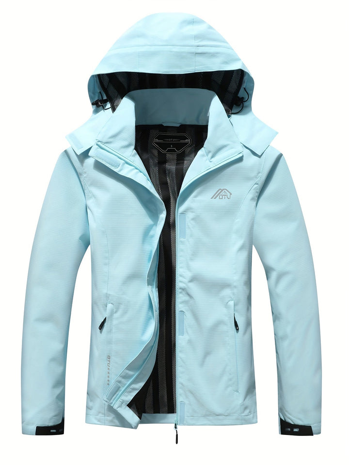 Lotte Coupe-Vent Femme – Imperméable Léger à Capuche, Coupe Régulière, Style Sportif