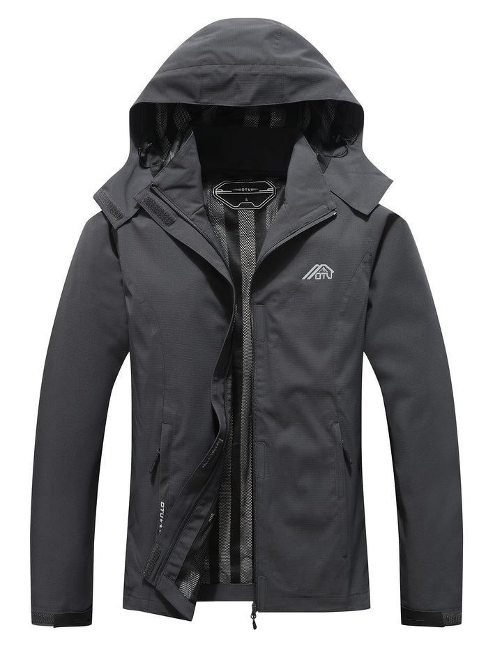 Lotte Coupe-Vent Femme – Imperméable Léger à Capuche, Coupe Régulière, Style Sportif