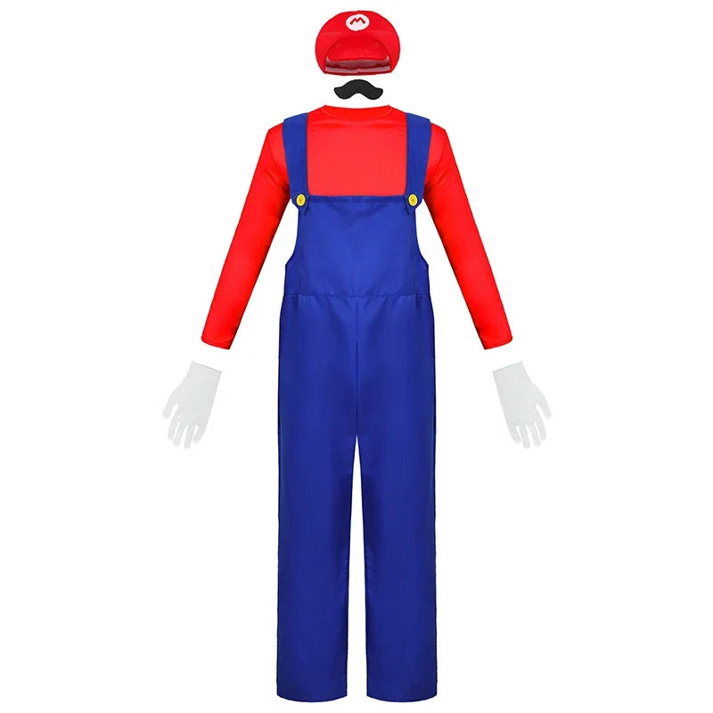 Costume de Plombier Vert PixelPlay | Déguisement Rétro Unisexe