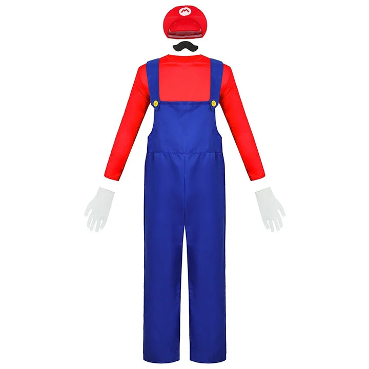 Costume de Plombier Vert PixelPlay | Déguisement Rétro Unisexe