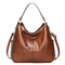 Grande borsa in pelle stile vintage