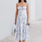 MAIKE - Vestido midi de verão elegante