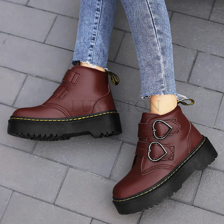 Liora | Bottes Élégantes à Boucle Cœur – Confort & Style Unique