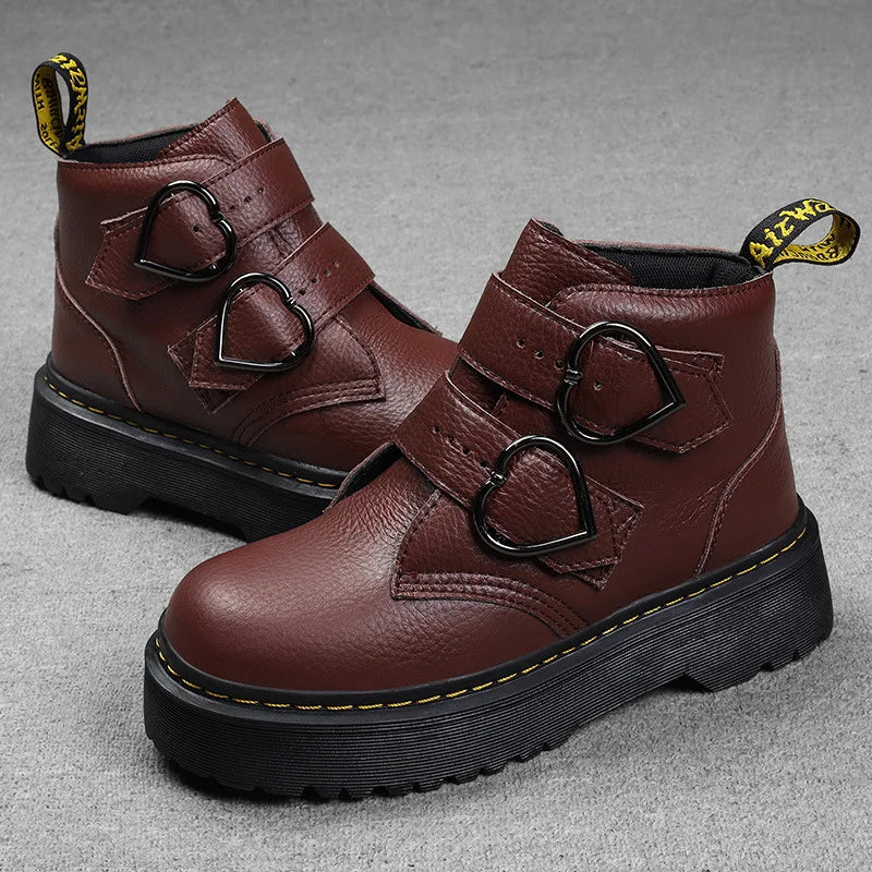 Liora | Bottes Élégantes à Boucle Cœur – Confort & Style Unique