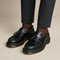 Mocassins en cuir marron pour hommes avec détails à glands - Mocassins confortables à enfiler pour une tenue décontractée ou habillée