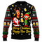 Camisola de Natal para homem «Jingle Beers» - Camisola festiva unissexo com motivo 3D humorístico