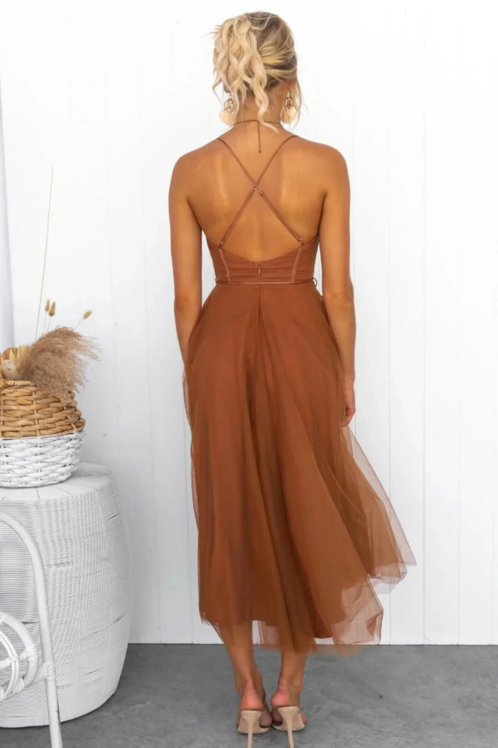 Alessia Robe Corset Mesh | Camisole en Dentelle pour un Look Élégant