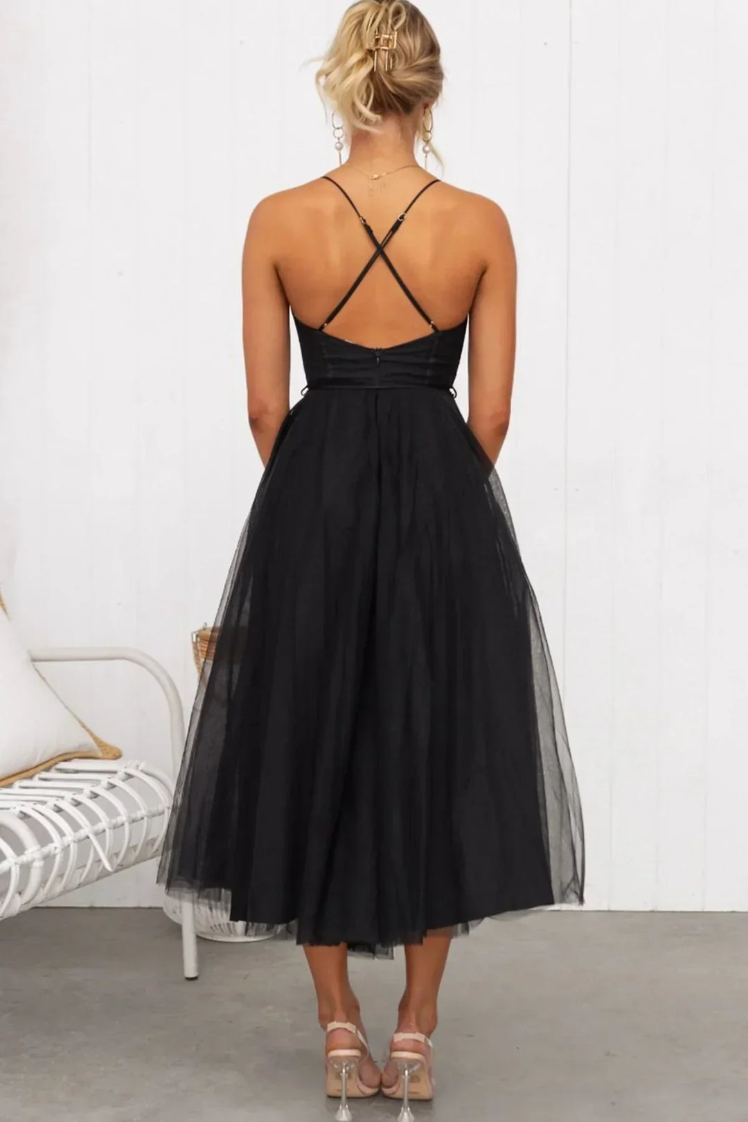 Alessia Robe Corset Mesh | Camisole en Dentelle pour un Look Élégant