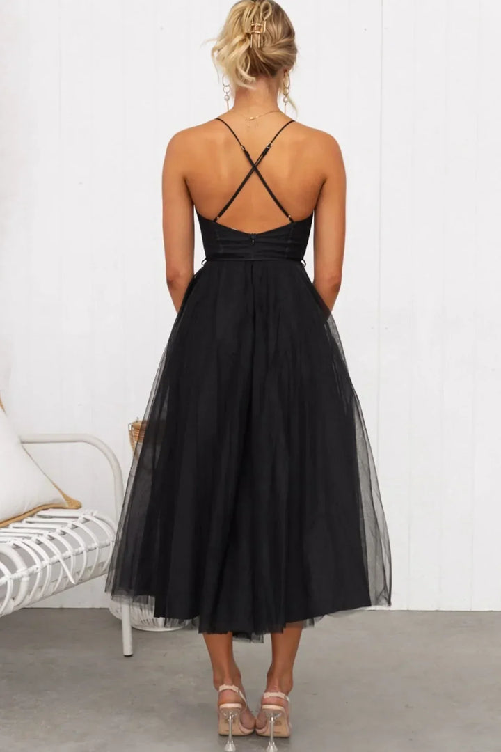 Alessia Robe Corset Mesh | Camisole en Dentelle pour un Look Élégant
