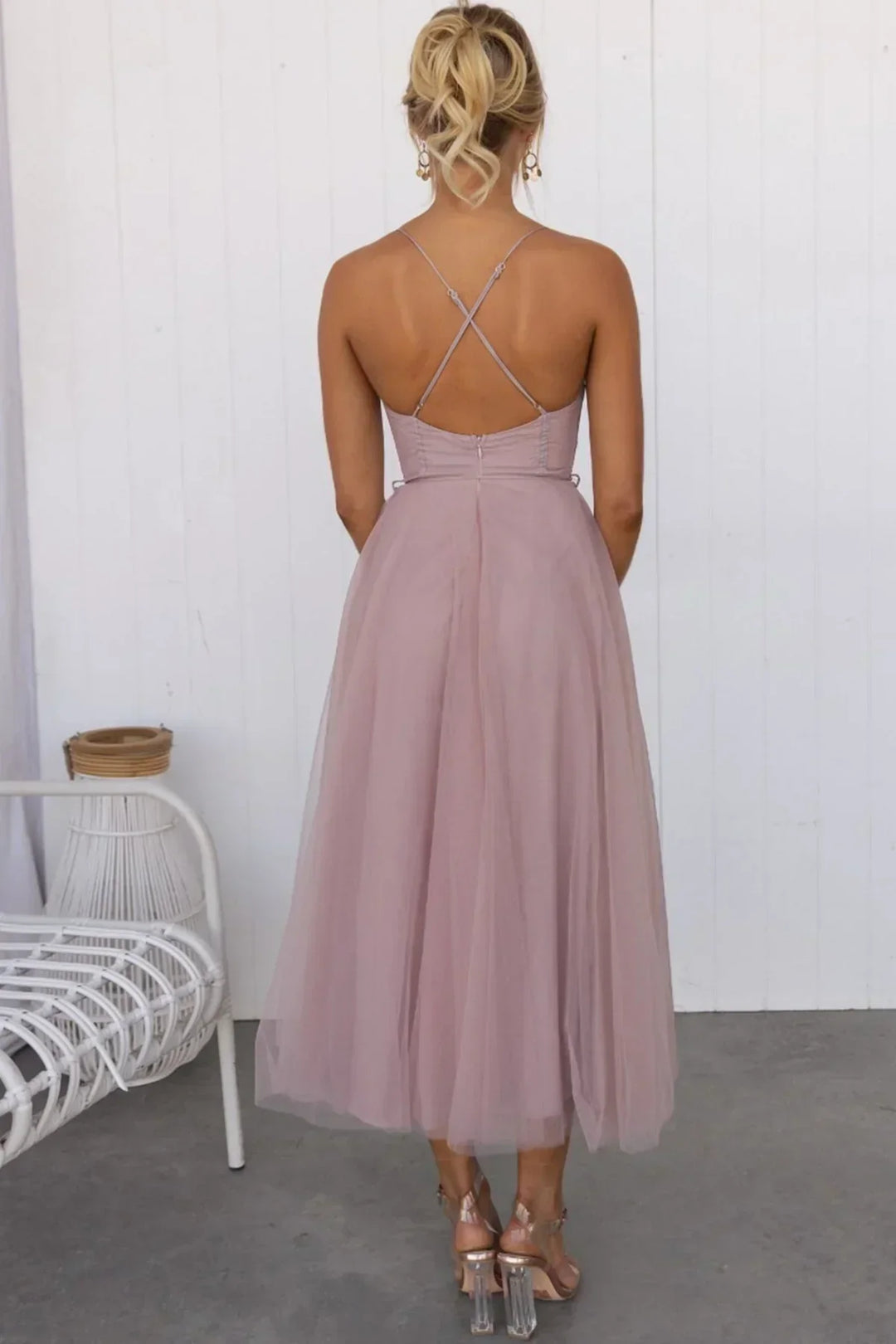 Alessia Robe Corset Mesh | Camisole en Dentelle pour un Look Élégant