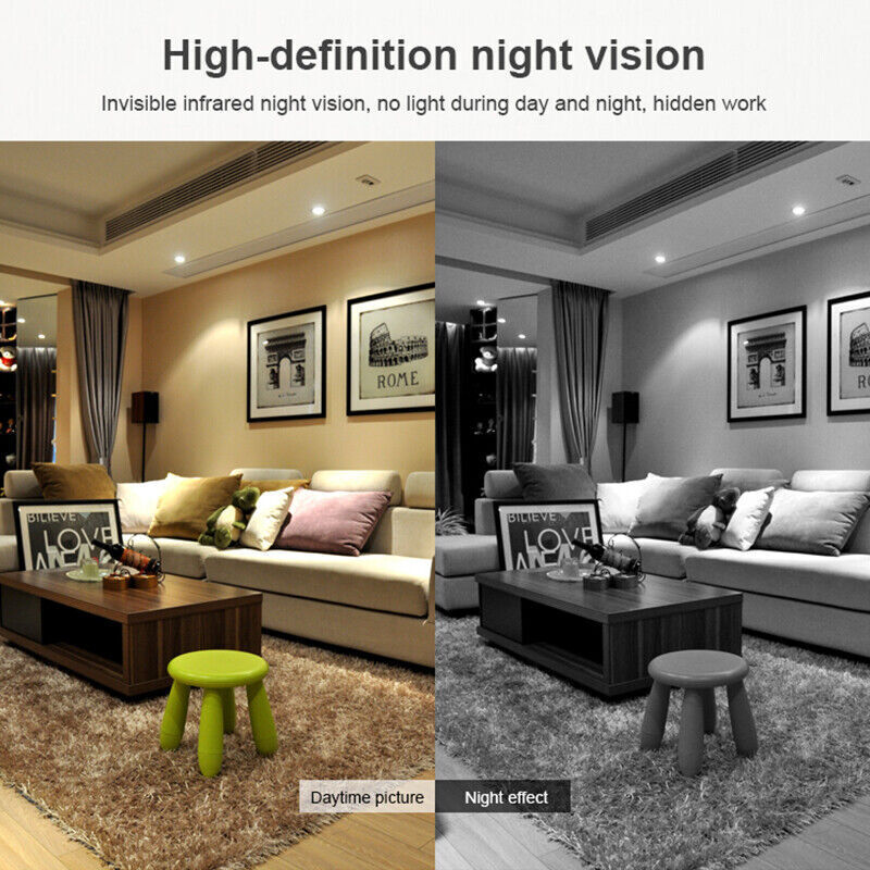 Caméra Wi-Fi HD de Surveillance | Vision Nocturne, Grand Angle, Détection de Mouvement