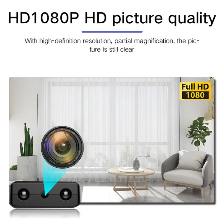 Caméra Wi-Fi HD de Surveillance | Vision Nocturne, Grand Angle, Détection de Mouvement