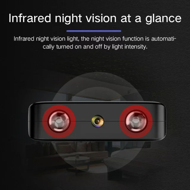 Caméra Wi-Fi HD de Surveillance | Vision Nocturne, Grand Angle, Détection de Mouvement