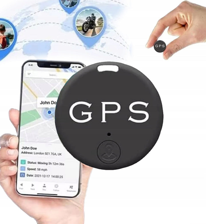 Mini-rastreador GPS magnético | Monitorização em tempo real para objetos, veículos e animais