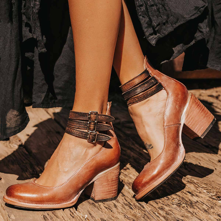 Escarpins élégants Neda avec bride cheville | talons élégants pour femmes