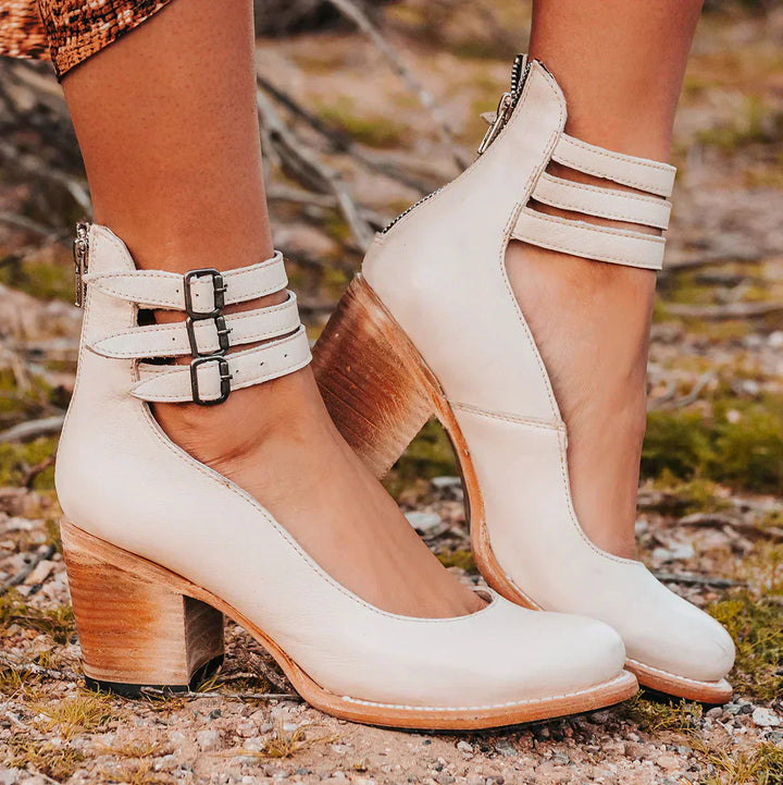 Escarpins élégants Neda avec bride cheville | talons élégants pour femmes