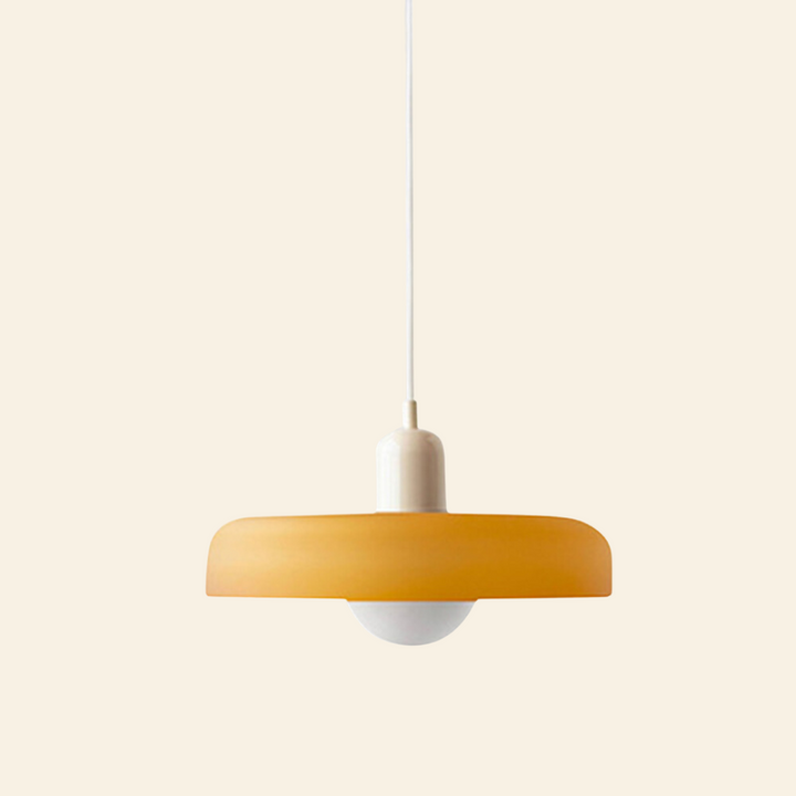 Lámpara colgante de vidrio coloreado | Diseño moderno y elegante