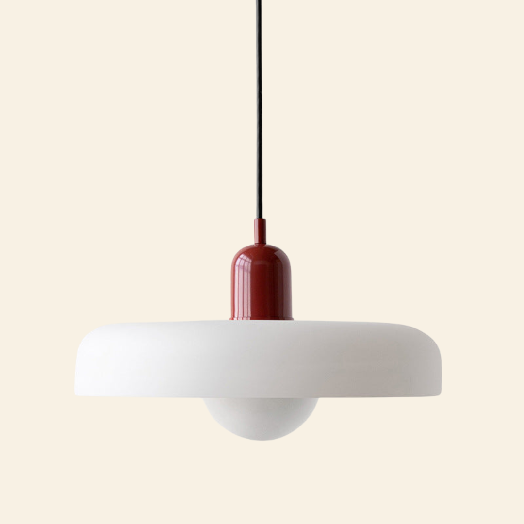 Lámpara colgante de vidrio coloreado | Diseño moderno y elegante