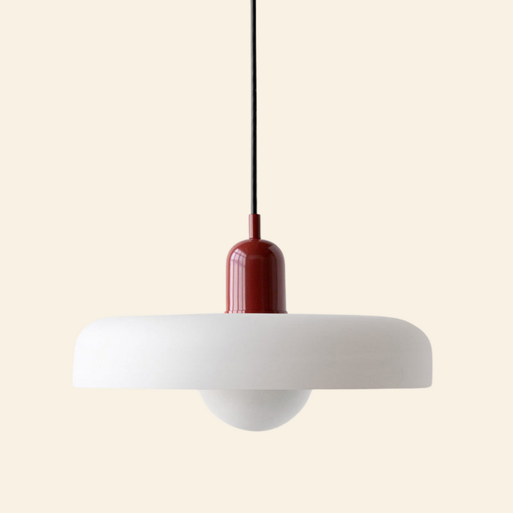 Lámpara colgante de vidrio coloreado | Diseño moderno y elegante