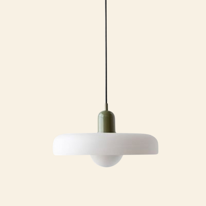 Lámpara colgante de vidrio coloreado | Diseño moderno y elegante