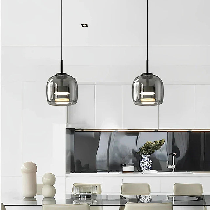VitraLume - Lampe suspendue en verre élégante et moderne