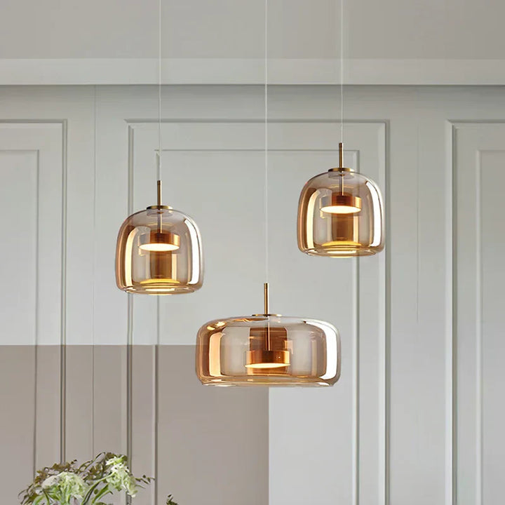 VitraLume - Lampe suspendue en verre élégante et moderne