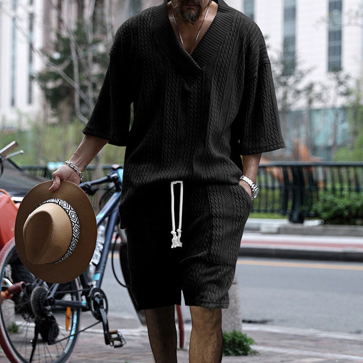 Comfy Boho Duo | Ensemble Estival Homme Oversize avec Coupe Décontractée