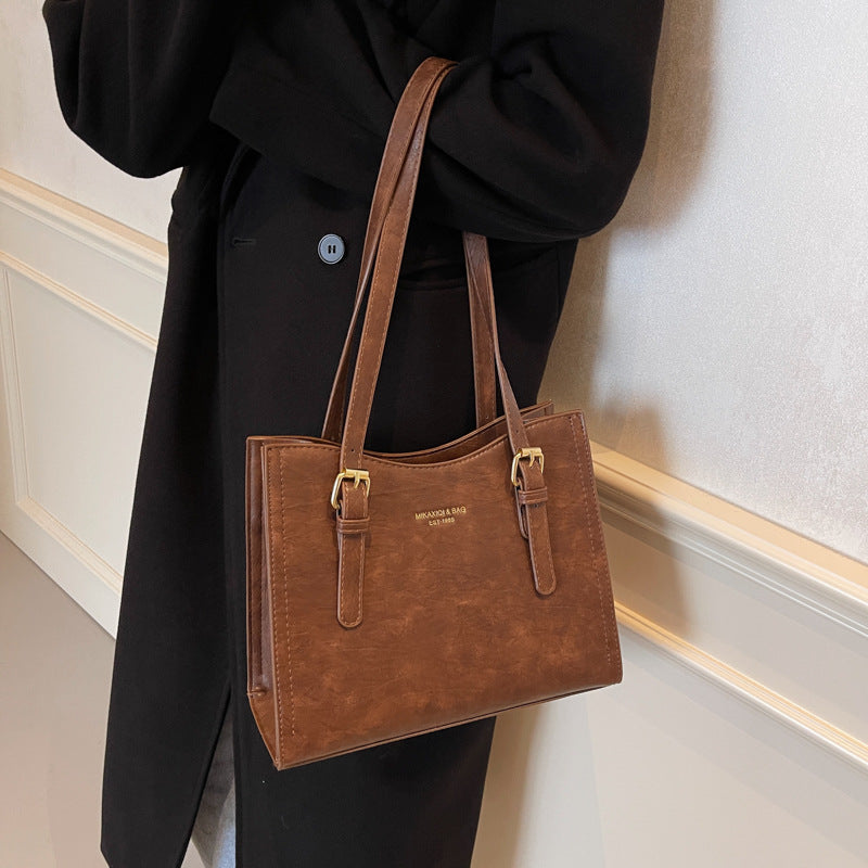 Emma Tote Bag | Vintage Vegan Leather, Spacieux et pratique