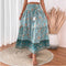 Falda larga boho de mezcla de algodón ligera - Edición Otoño
