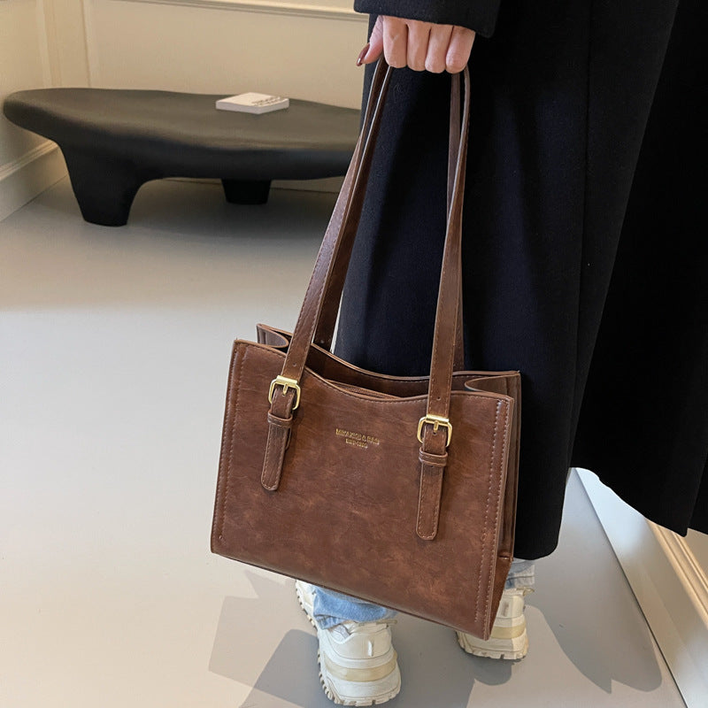 Emma Tote Bag | Vintage Vegan Leather, Spacieux et pratique