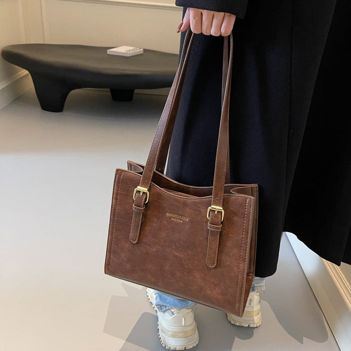Emma Tote Bag | Vintage Vegan Leather, Spacieux et pratique