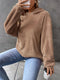 Sudadera con capucha para mujer - Jersey polar - Modelo corto - Corte relajado - Mangas largas