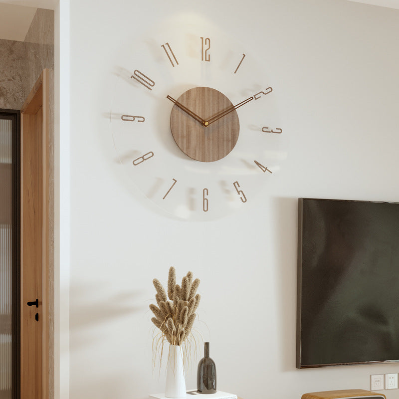 Clou mural nordique | Houten Design & Stil Uurwerk