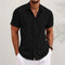 Camisa de lino fresca de manga corta para hombre – Matteo