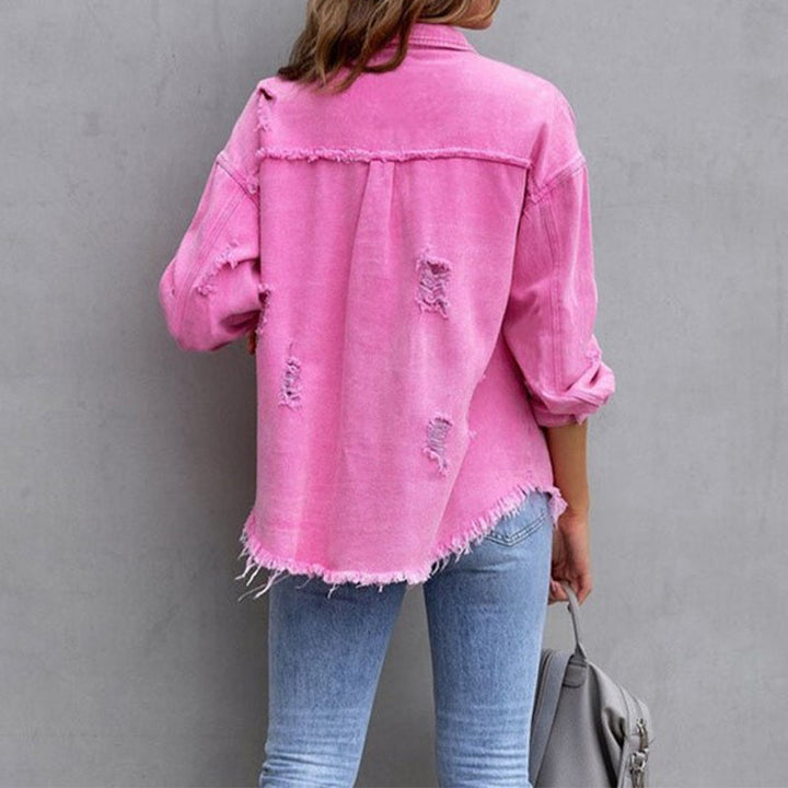Valerié Veste en denim décontractée pour femme | Style et confort au quotidien