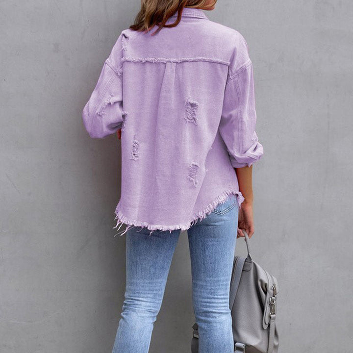 Valerié Veste en denim décontractée pour femme | Style et confort au quotidien