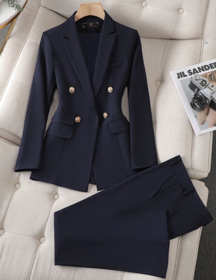 Gillian Ensemble Deux Pièces Pour Femme | Blazer Élégant et Pantalon Moderne
