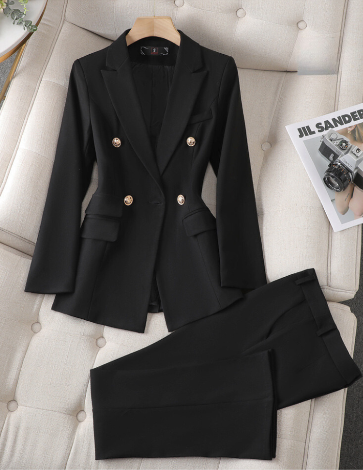 Gillian Ensemble Deux Pièces Pour Femme | Blazer Élégant et Pantalon Moderne