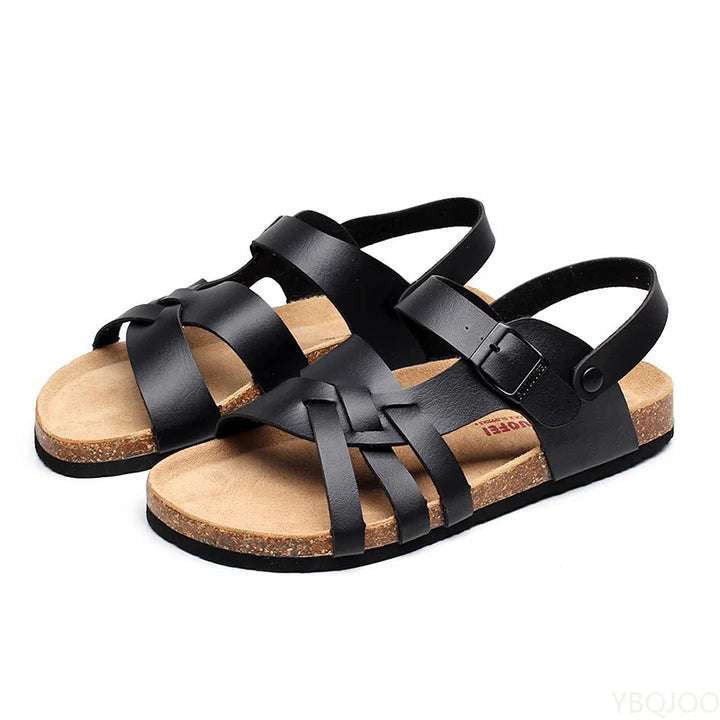 Sandales Dori pour femmes avec design tressé | Chaussures d'été orthopédiques avec semelle confort