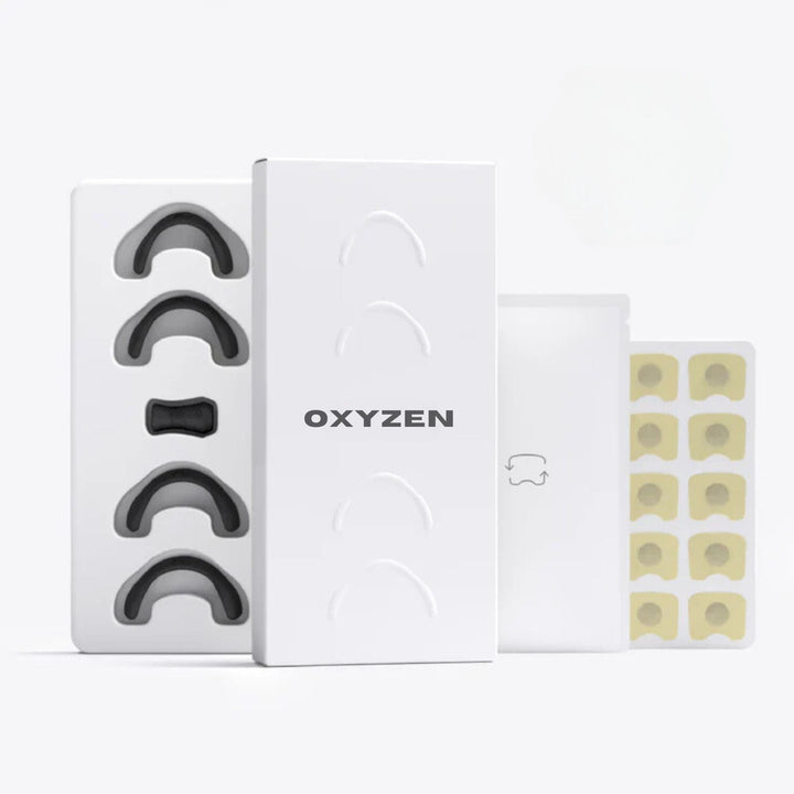 OxyZen – Tiras nasales magnéticas antirronquidos | Respira mejor, duerme mejor