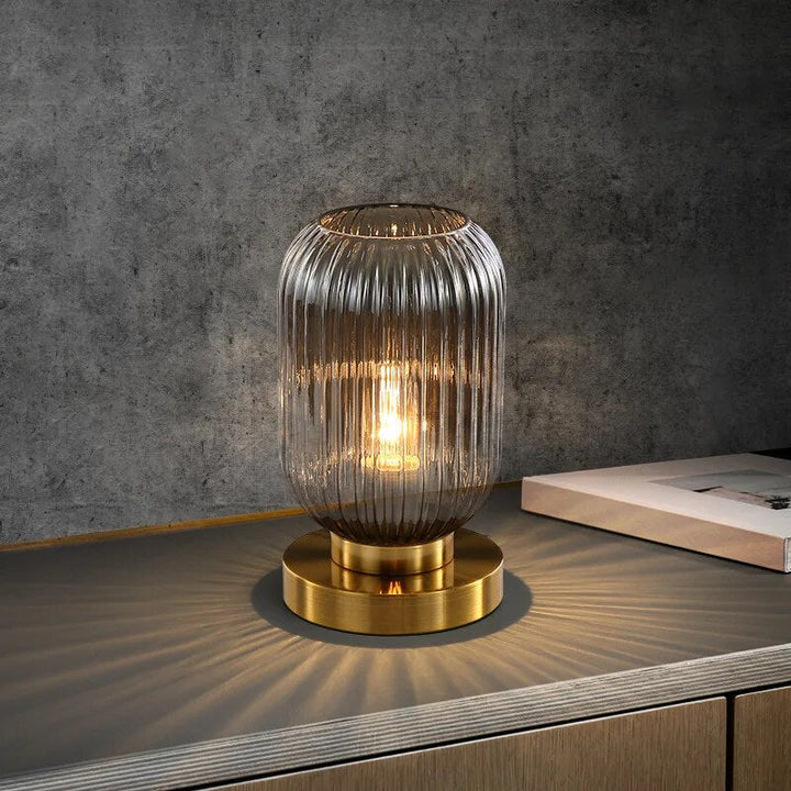 Lampe de Table Design Nordique en Verre – Élégance Moderne LED