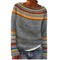 Camisola Finley | Camisola em lã colorida Fair Isle tricotada