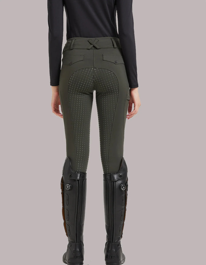 Culotte d’équitation Equistra | Grip silicone antidérapant, tissu respirant à séchage rapide, coupe slim-fit