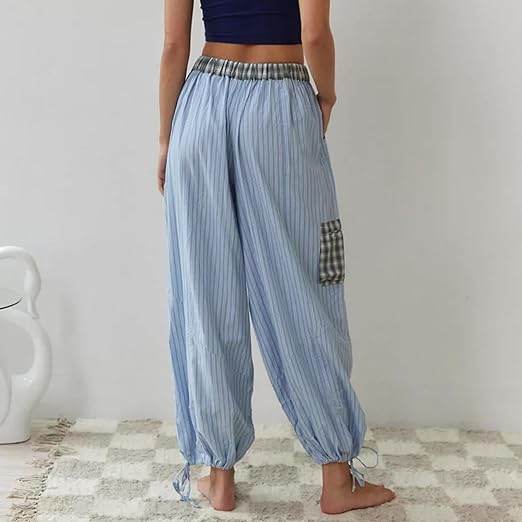 Pyjama Plaid | Ensemble Lounge à Manches Longues pour Femme, Chaleur et Confort