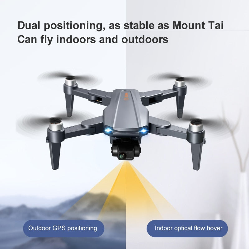 RG109 Pro Drone - Drone HD 8K avec double caméra, GPS et moteurs sans balais