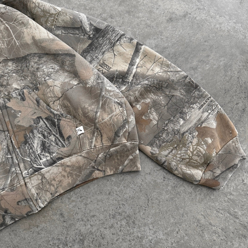 Basil | Giacca mimetica con cappuccio da uomo: stile urbano e comfort casual