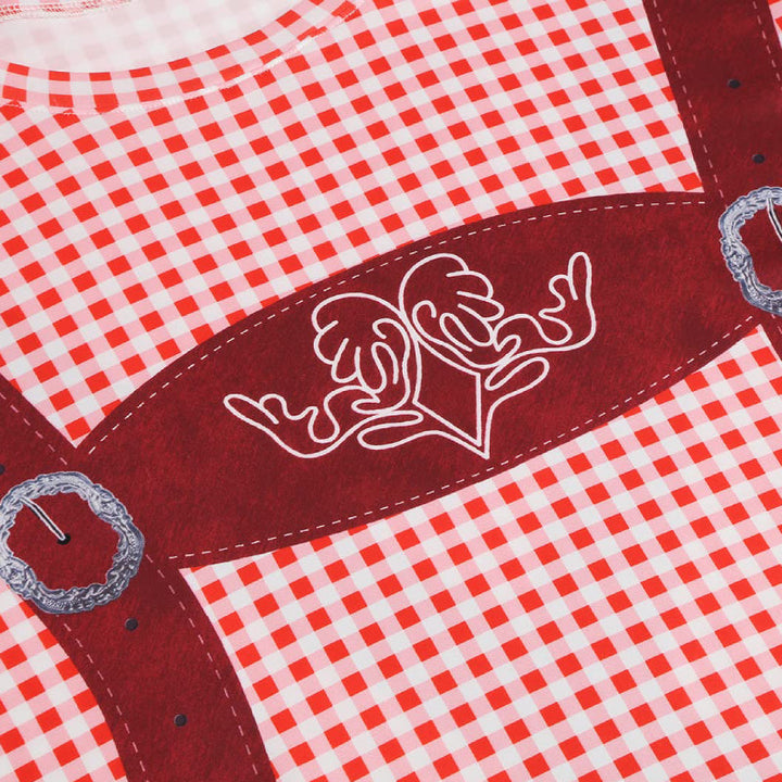 Wiesngaudi T-Shirt Unisexe – Design Lederhosen Photo-Réaliste, Fêtes & Oktoberfest