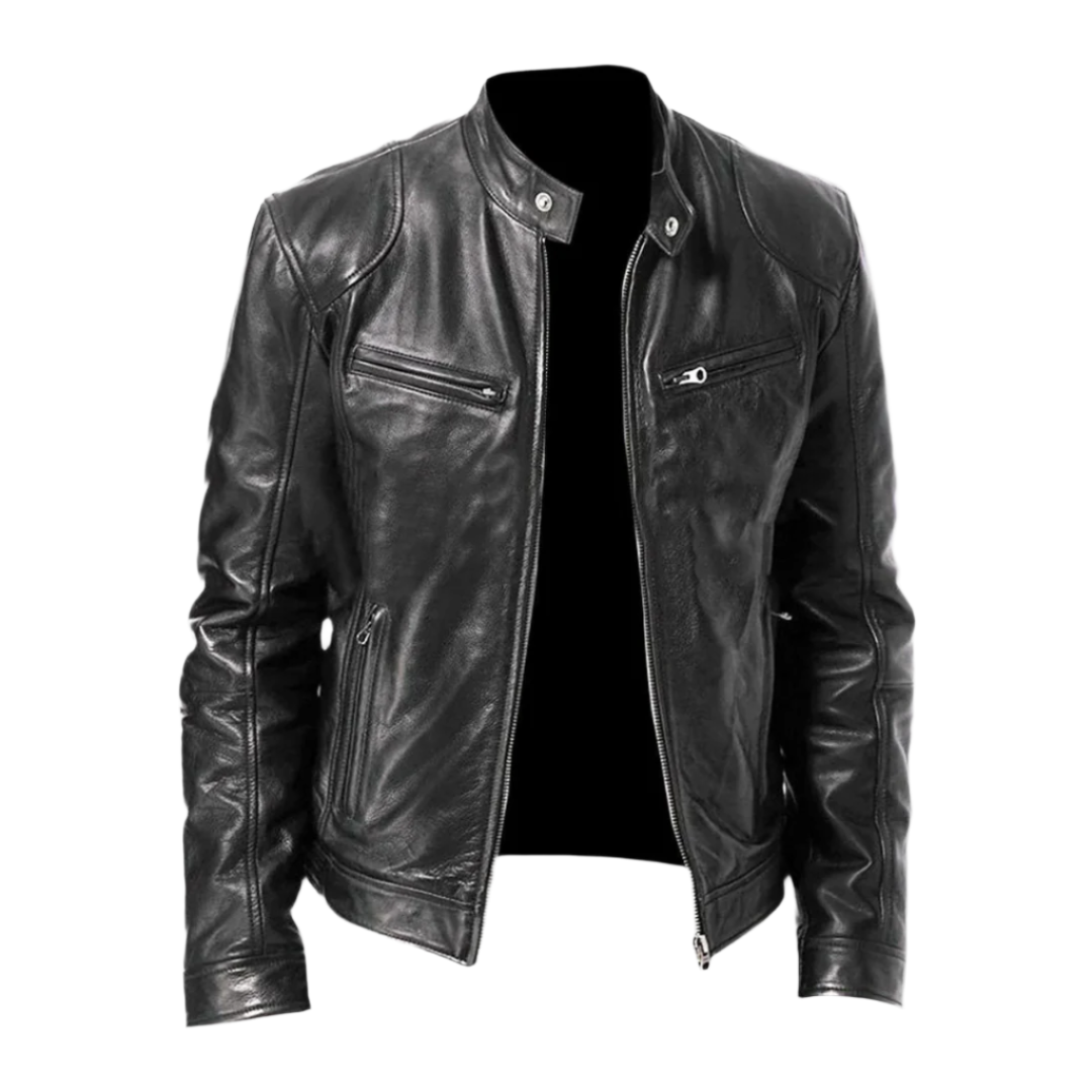 Calvin | Veste en cuir pour hommes