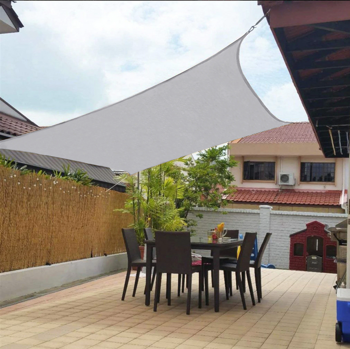 Tela de sombra de luxo Vardi | Proteção UV 90% hidrófuga para terraço, jardim e varanda