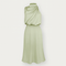 Bata satinada elegante con escote halter para mujer - Especial otoño
